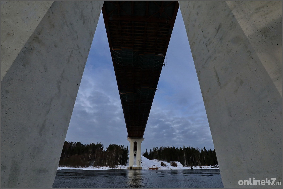 Строительство моста через реку Свирь в Подпорожье