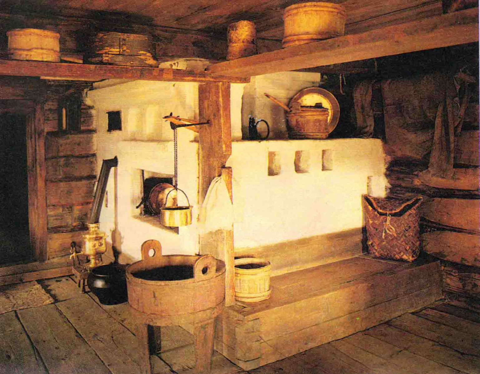 Вепсская изба.