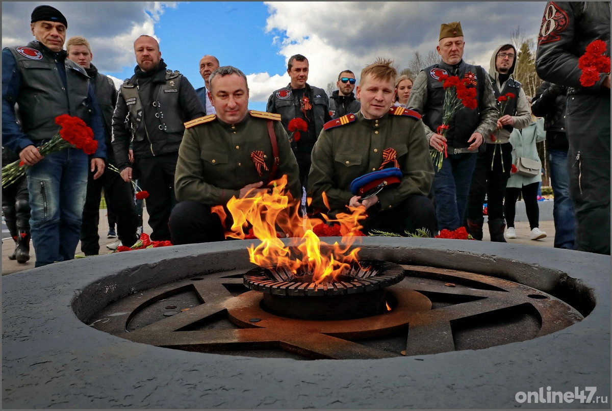 Мотопробег «Вечный огонь в Волхов», посвященный 75-летию Победы в Великой Отечественной войне. 
