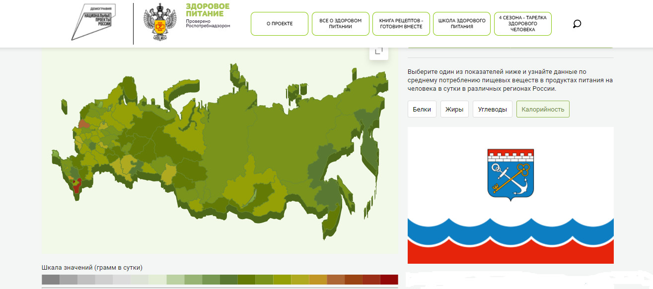 Здоровая карта россии