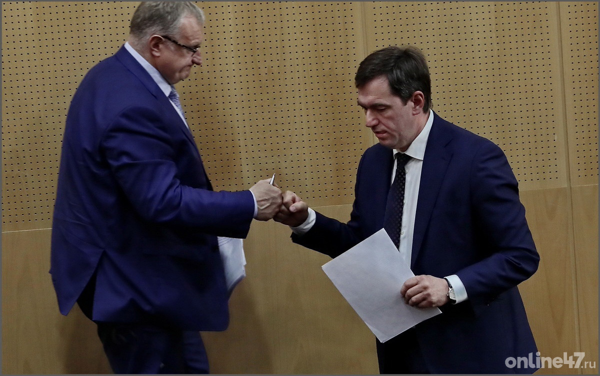 Правительство Ленобласти. Встреча губернатора с депутатами ЗАКСа