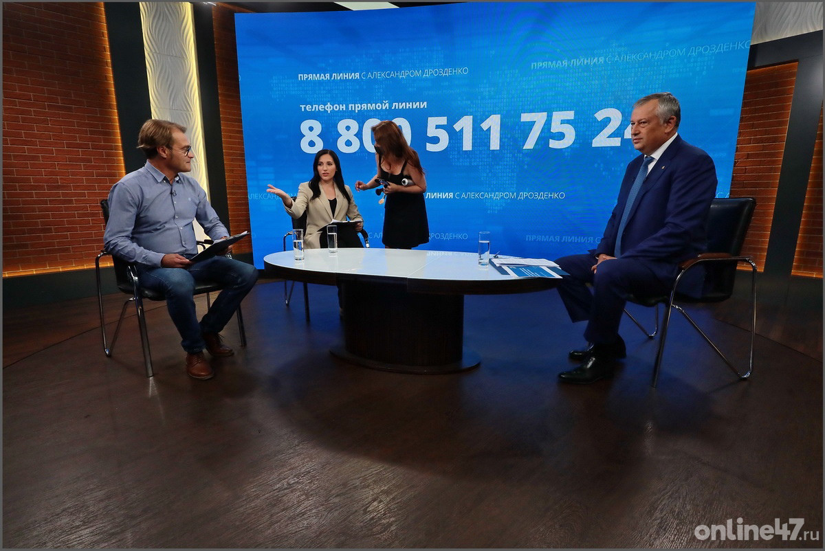Прямая линия губернатора с жителями Ленобласти на телеканале ЛенТВ 24