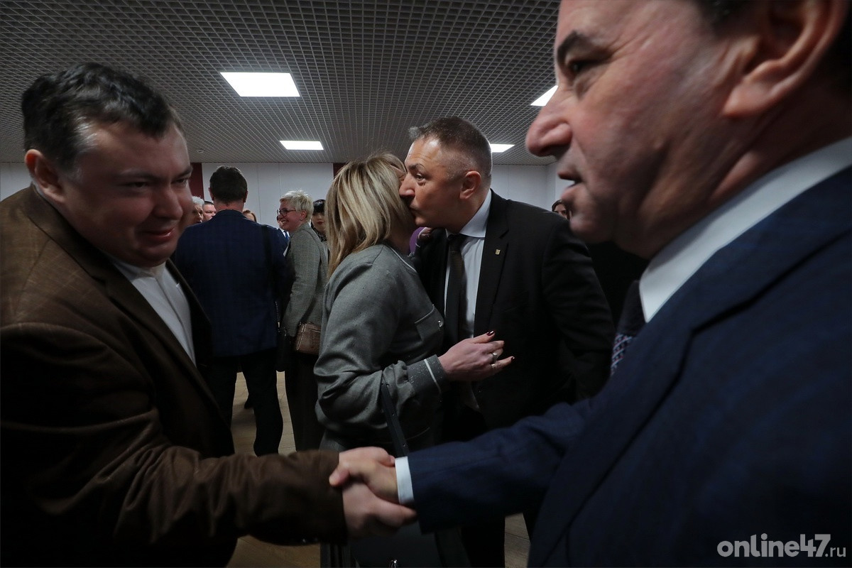 Гатчина. Губернатор Ленинградской области Александр Дрозденко выступил с ежегодным отчетом о работе правительства за 2024 год
