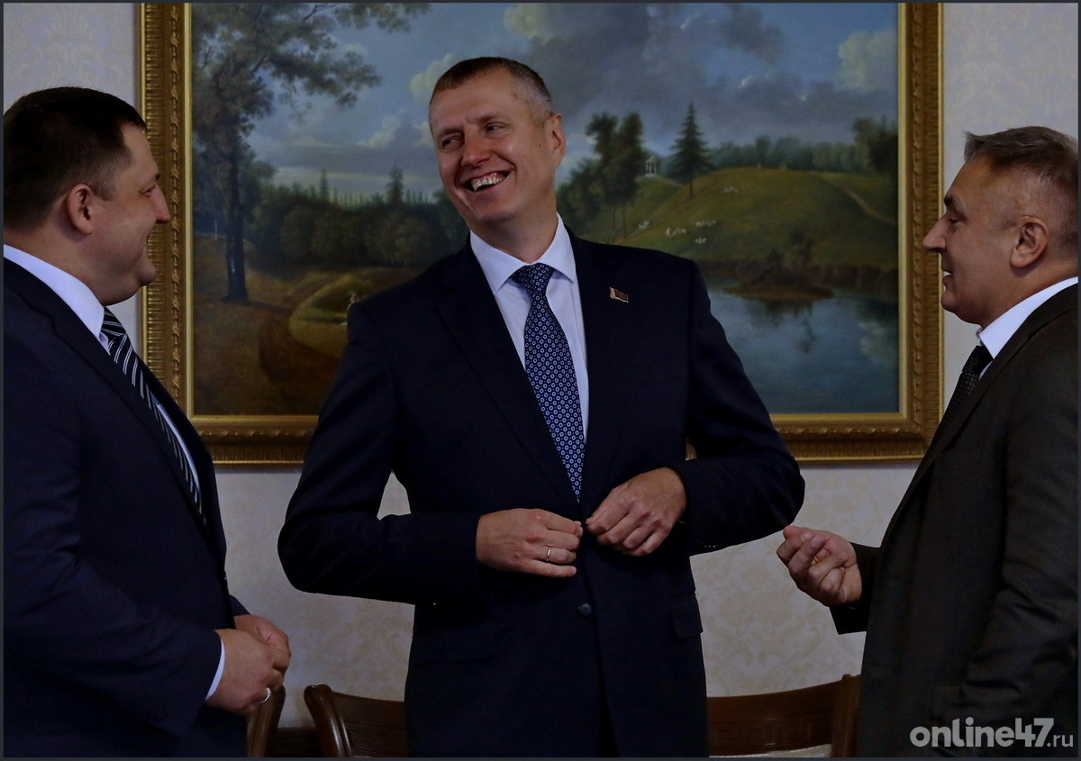 Встреча Александра Дрозденко с главой Администрации Президента Республики Беларусь Дмитрием Крутым