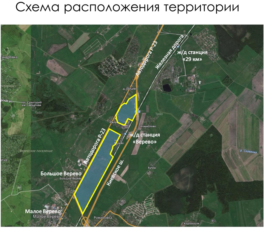 Территория под учебные корпуса вуза в Верево