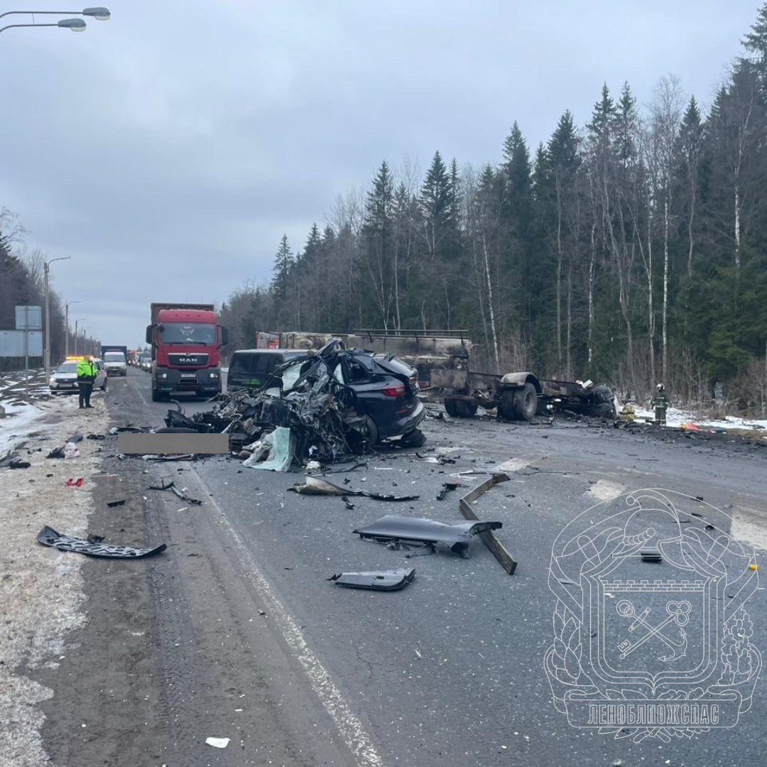 Смертельная авария произошла на трассе в Гатчинском районе | 20.03.2024 |  ЛенОбласть - БезФормата