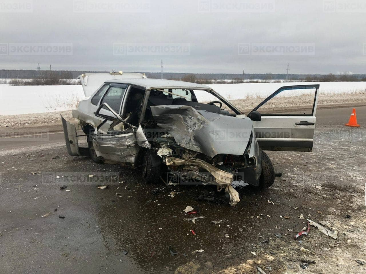 В ДТП в Тосненском районе пострадал один из водителей легковушек |  14.12.2021 | ЛенОбласть - БезФормата