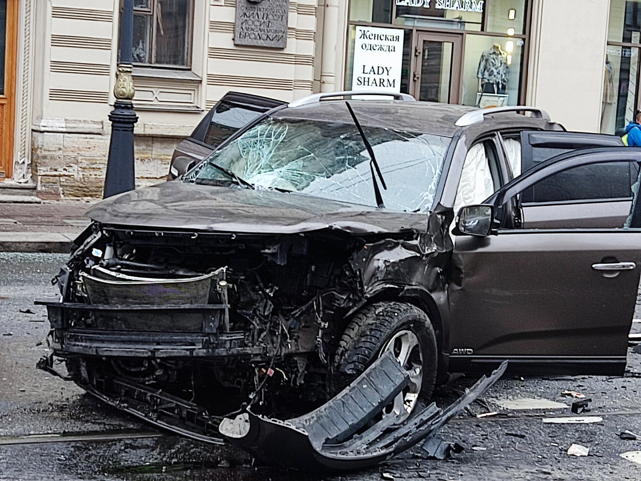 Подробности акции на Литейном мосту: москвичи показали член «Большому дому»