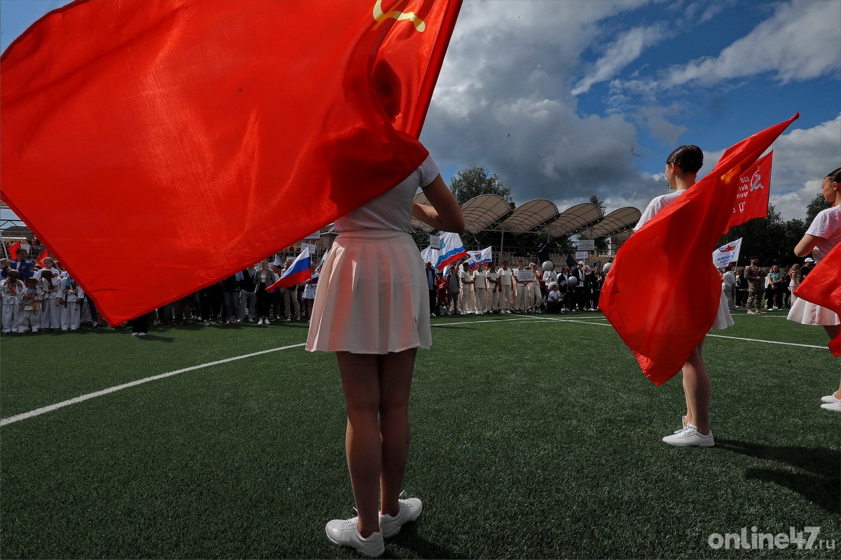 Гатчина. Парад физкультурников