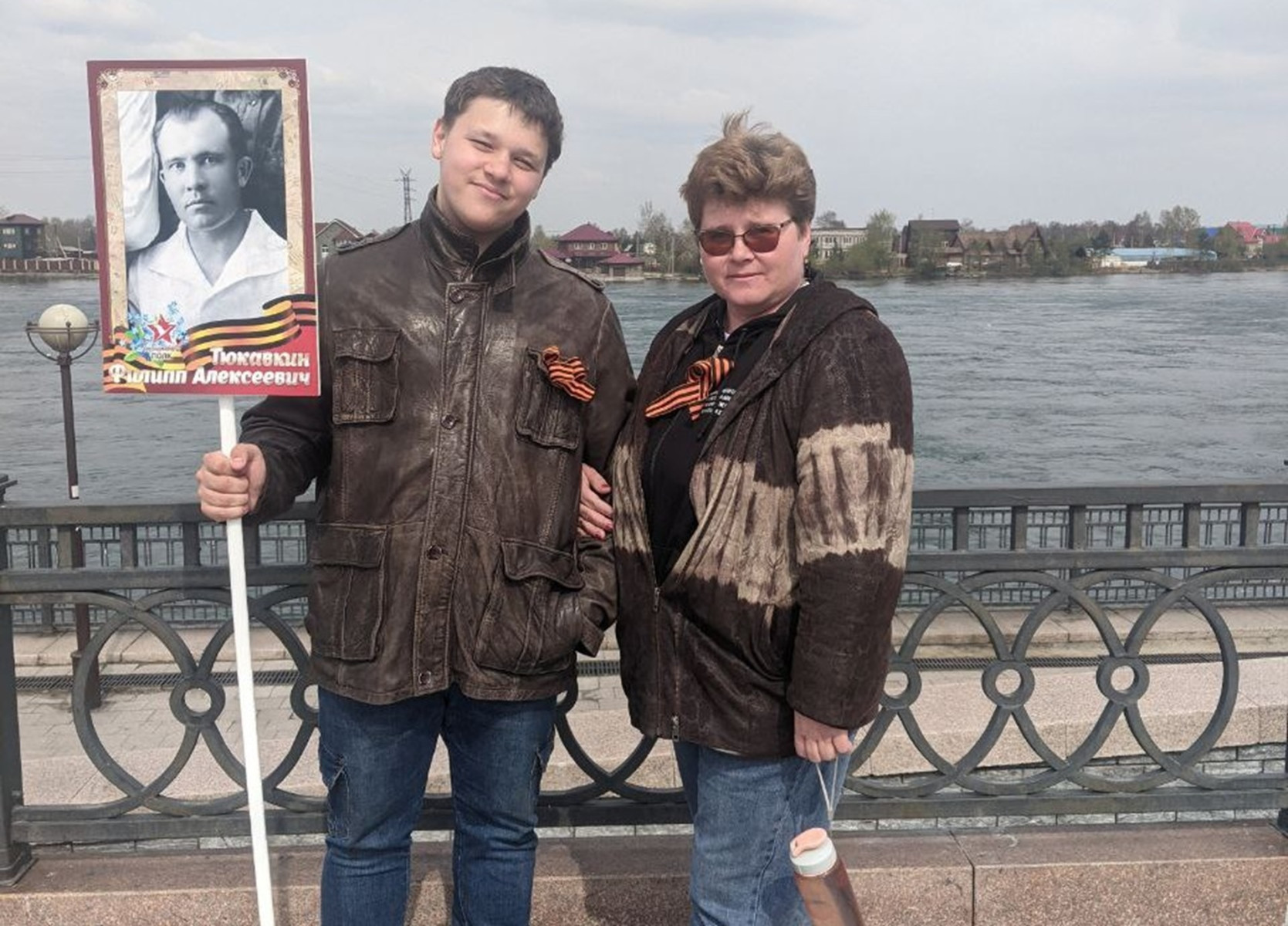 Правнук и внучка Филиппа Тюкавкина
