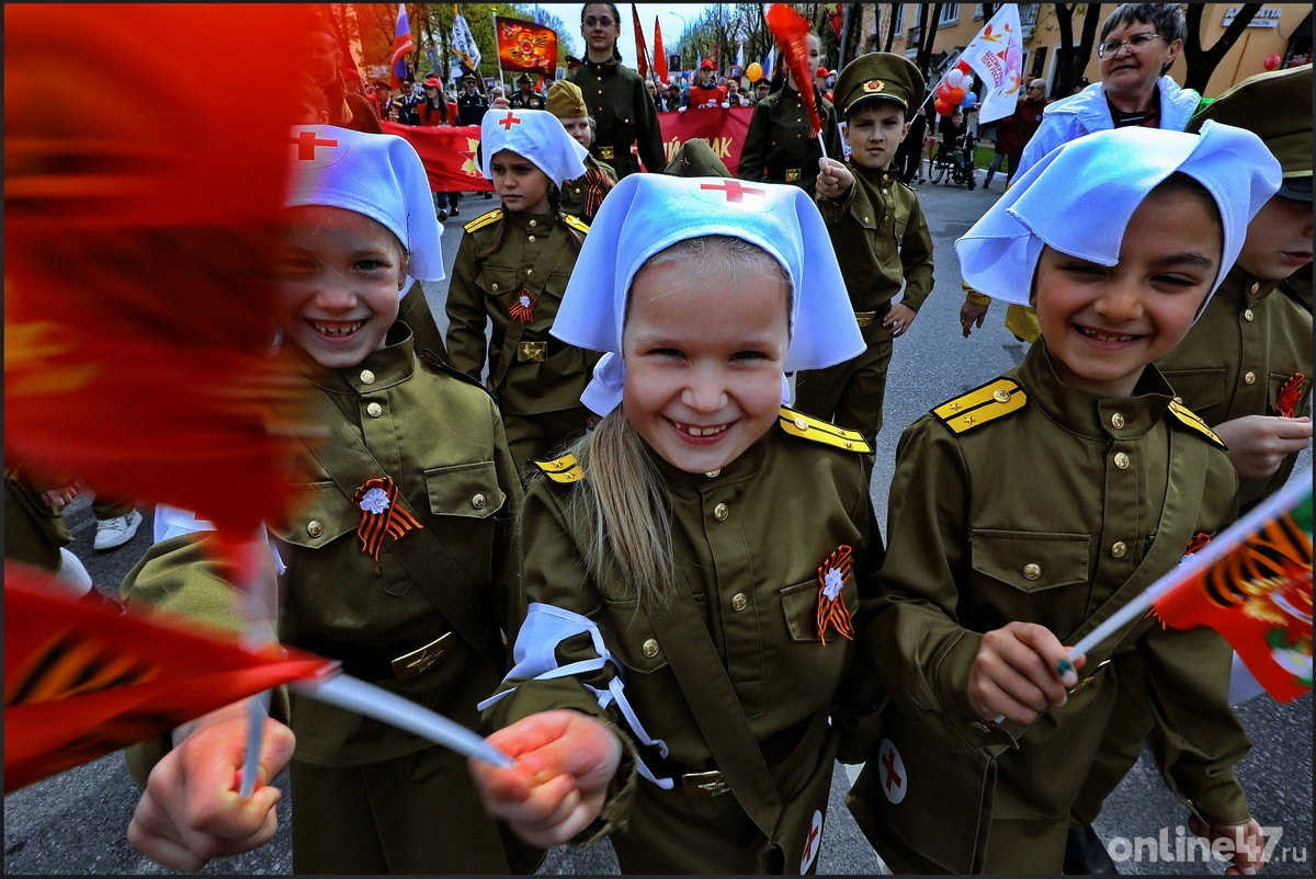 Кингисепп. Шествие "Бессмертного полка"