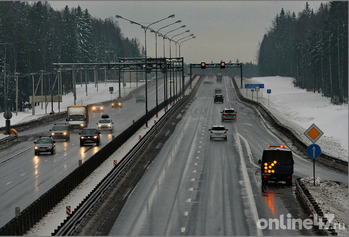 На семи федеральных трассах в Ленинградской области ограничат скорость 28 февраля