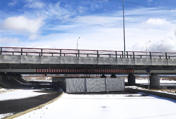 В соцсетях показали, как идет ремонт «моста глупости» в Петербурге