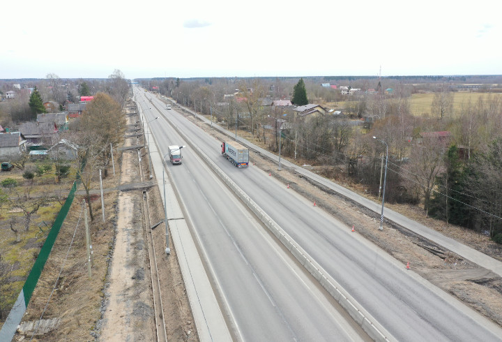 Капремонт трассы М-10 в Тосненском районе планируют завершить до конца 2021 года