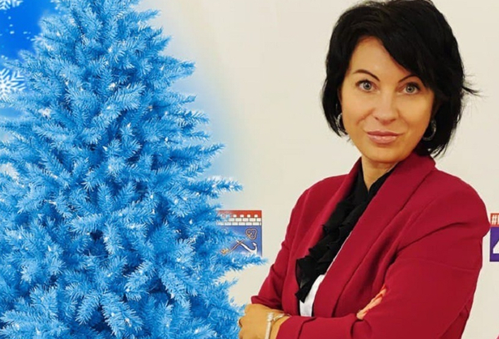 Анна Данилюк в канун Нового года обратилась к читателям Telegram