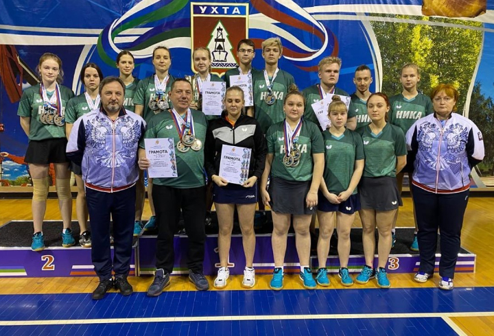 Ленинградские спортсмены заняли 1 место на Чемпионате России по настольному теннису