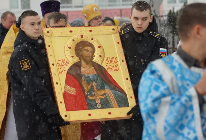 Православные христиане отметили День памяти покровителя русского воинства - святого благоверного князя Александра Невского