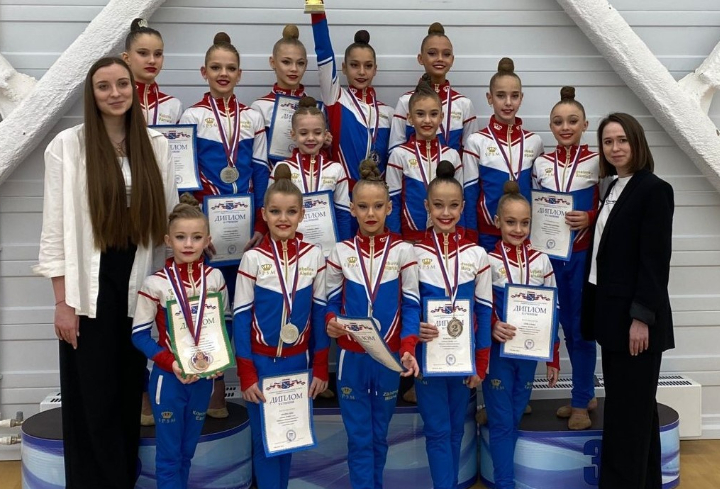 Выборгские гимнастки выиграли серебро и бронзу на Первенстве Ленобласти
