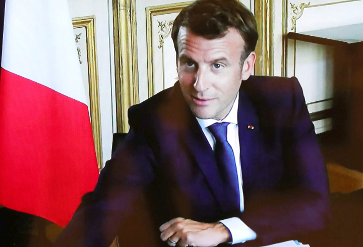 Президент Франции Макрон пообещал поддержать "мирный план" Киева на международной арене