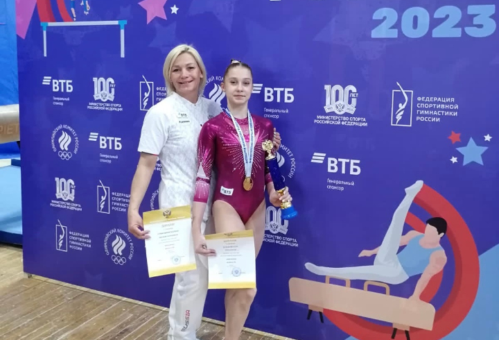 Юная гимнастка из Гатчины одержала победу на Первенстве России