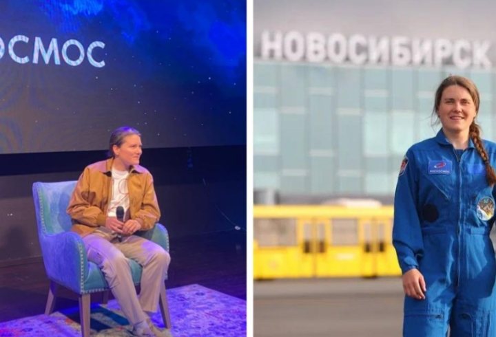 Космонавт Анна Кикина восхитилась новым терминалом аэропорта Толмачево в Новосибирске