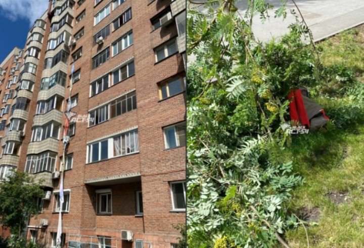 В Новосибирске женщина сорвалась с шестого этажа, пытаясь спуститься по простыням из окна