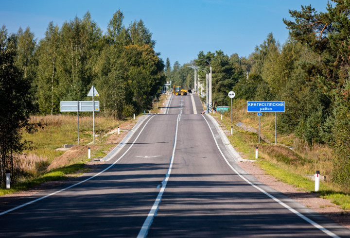 В Ленобласти завершился капитальный ремонт дороги от Копорья в сторону Ручьев