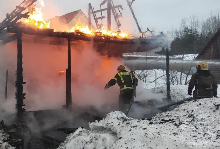 Сотрудники «Леноблпожспаса» за сутки приняли участие в тушении двух возгораний