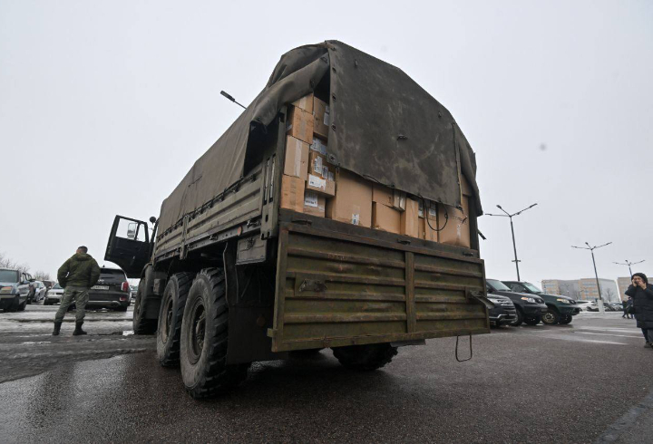 Из Ленобласти в зону СВО отправили конвой спецтранспорта