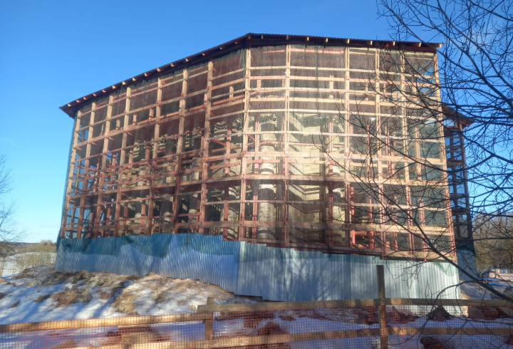 Работы по консервации храма в Волосовском районе подходят к концу