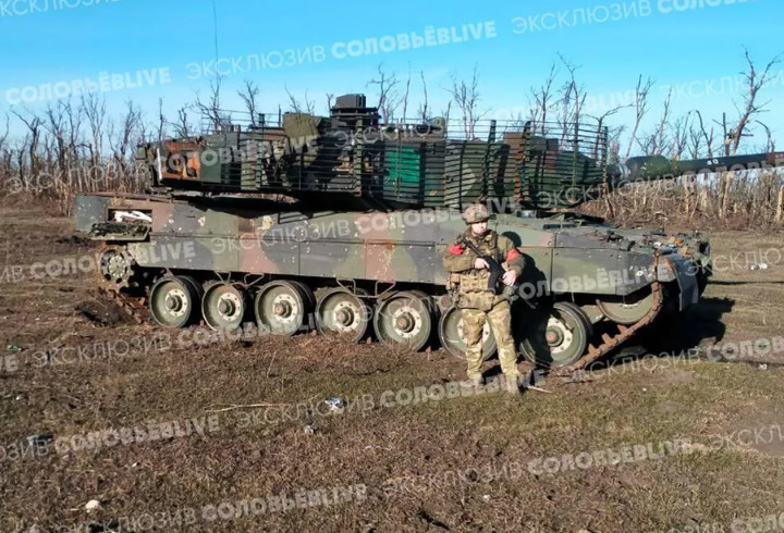 Немецкие СМИ признали захват российскими военными танка Leopard 2A6 в Авдеевке