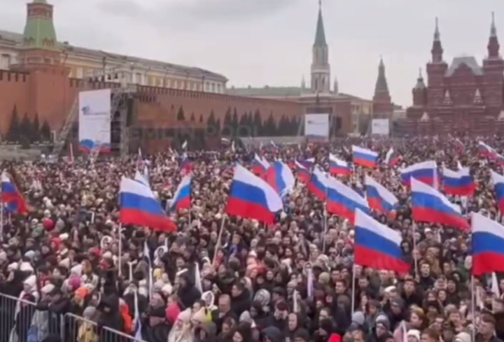 МВД: в митинге-концерте на Красной площади приняли участие более 80 тыс. человек