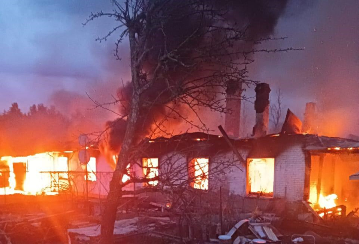 При пожаре в Приозерском районе погиб человек
