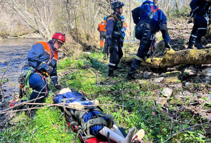 Спасатели Ленобласти приняли участие в учебно-тренировочных занятиях по поисково-спасательным работам