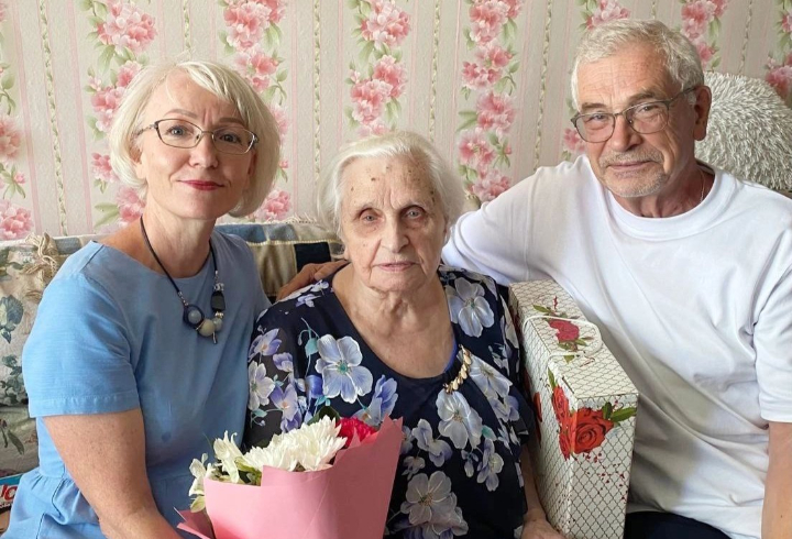 Жительница Бокситогорска отметила свое 90-летие