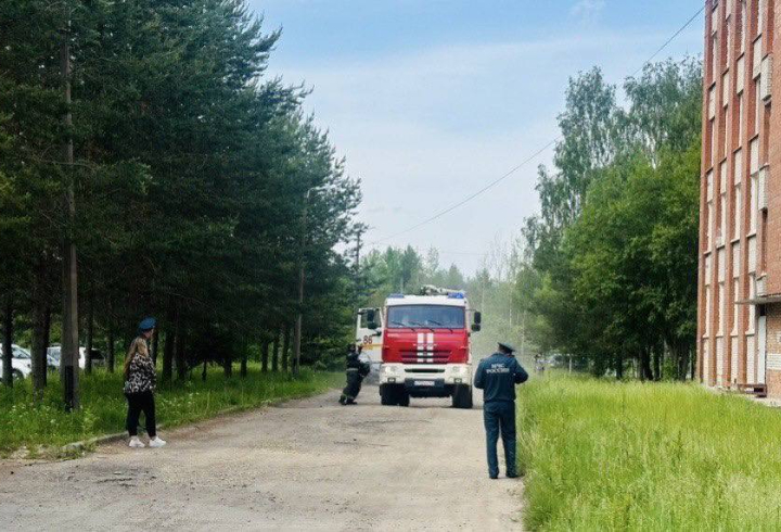 В Тосненском политехническом техникуме прошли масштабные пожарные учения