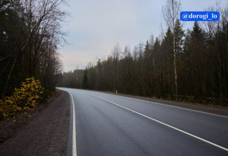 Дорожники завершили ремонт участка региональной трассы Всеволожск – Кирпичный завод