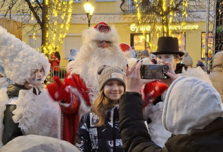В Гатчине прошел праздник «Новый круг Новогодних традиций»