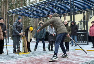 Во Всеволожске появилась новая площадка для игры в городки