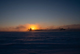 Александр Дрозденко поделился кадрами ладожского рассвета