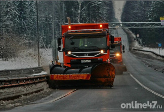 Последствия снегопада в Ленобласти ликвидируют  резервной техникой