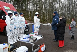 Готовность к борьбе с опасными болезнями животных проверили в Выборгском районе