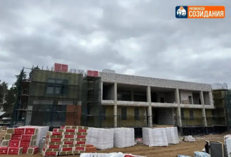 Завершили фундамент детской школы искусств на 200 мест в Сосново