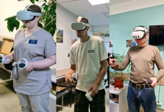 В госпитале Вырицы для участников СВО провели VR-соревнования