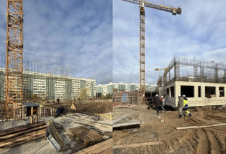 Строительство школы на 1120 мест продолжается в Новом Девяткино